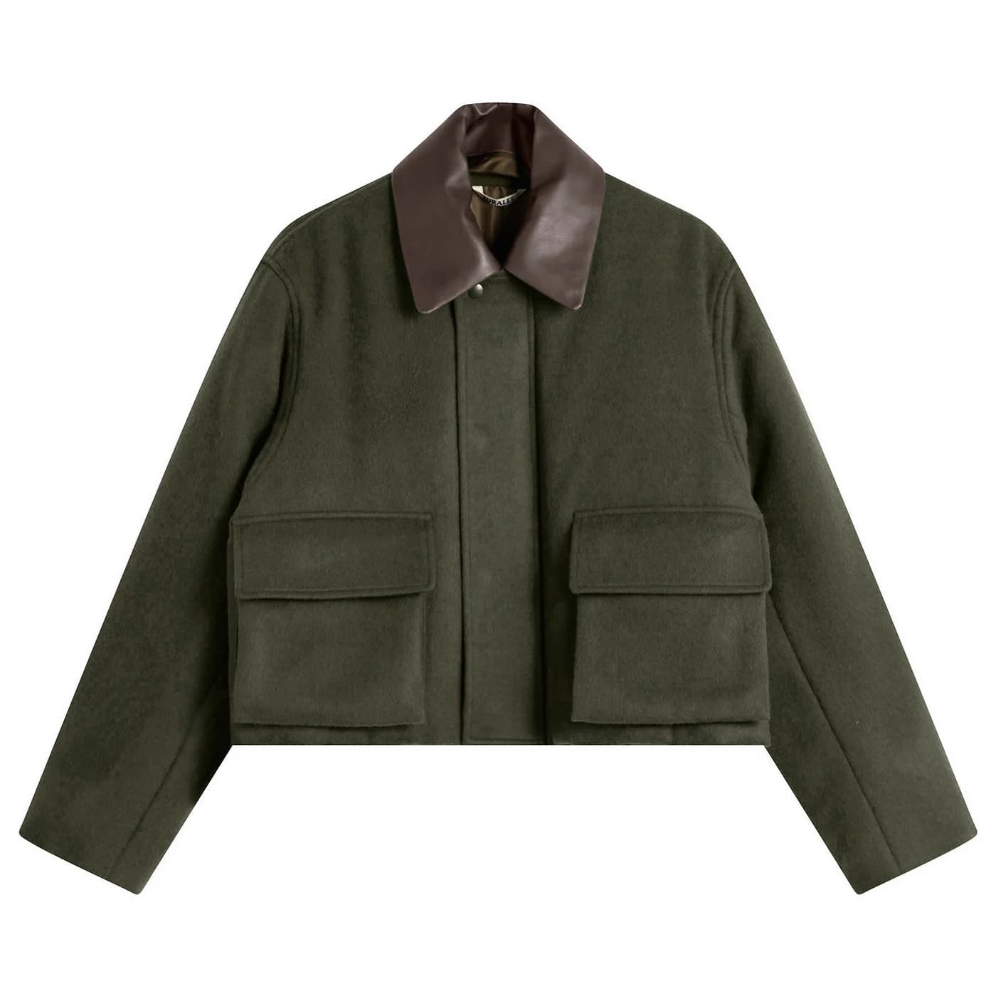 Auralee Flannel Padded Short Jacket メイン画像