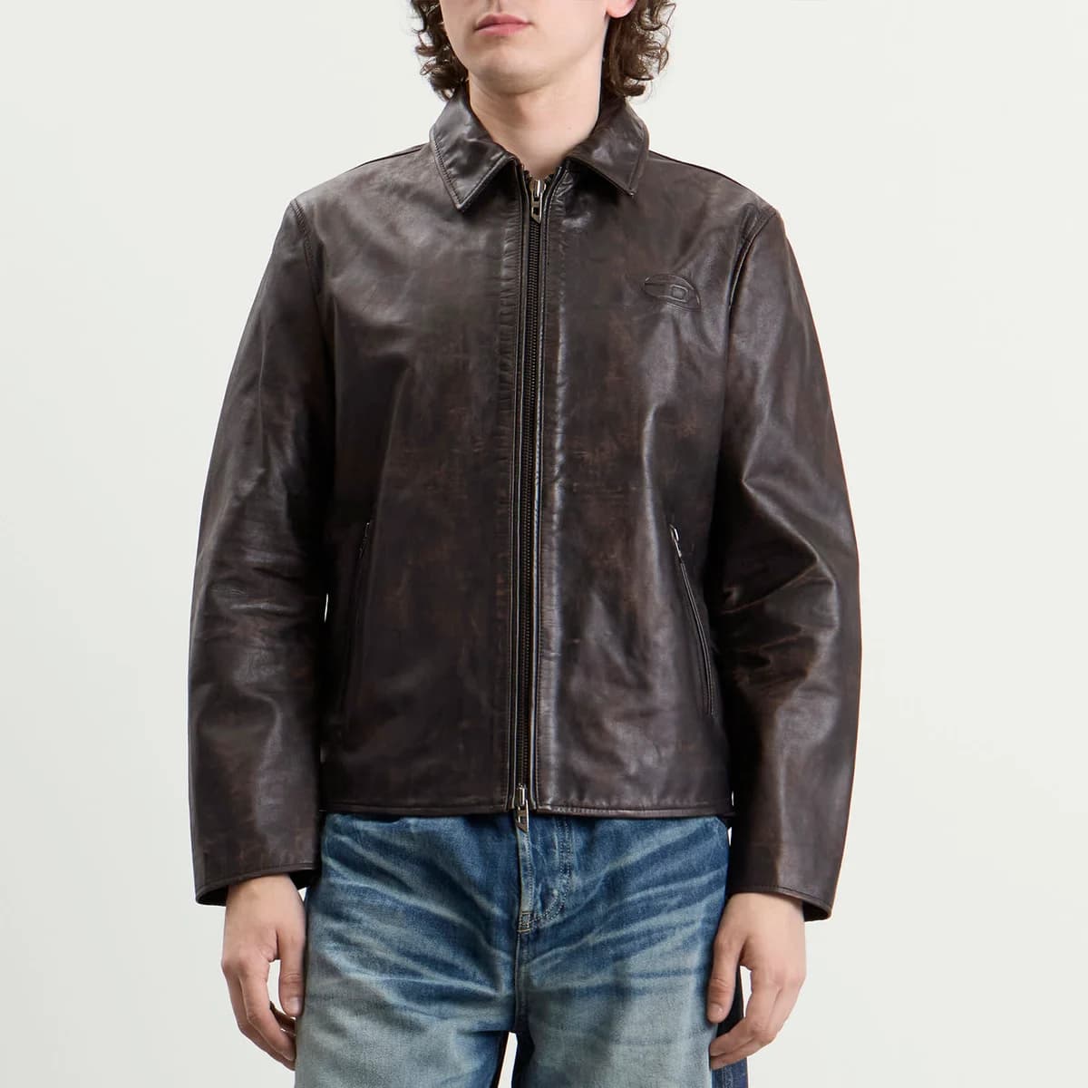 Diesel Leather Jacket 詳細画像 1