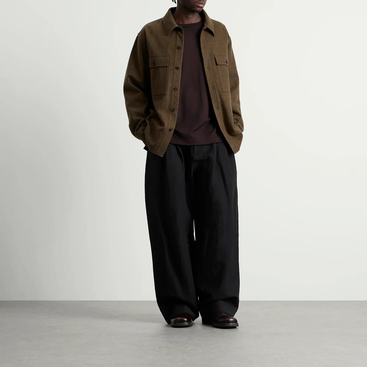 Jil Sander Wool Overshirt 詳細画像 3
