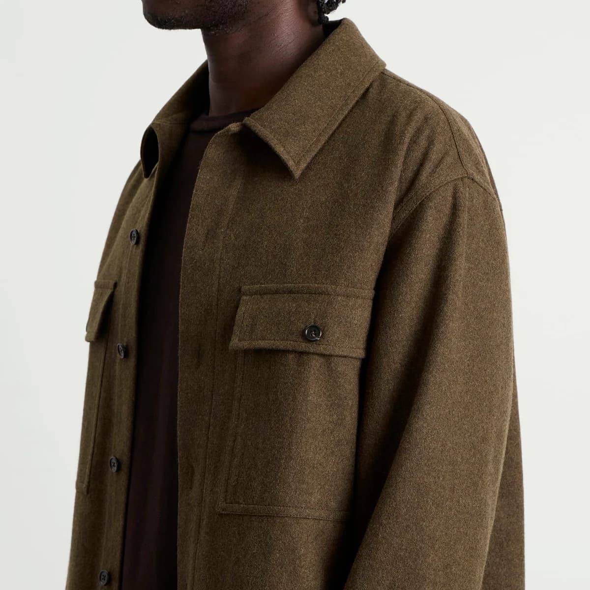 Jil Sander Wool Overshirt 詳細画像 4