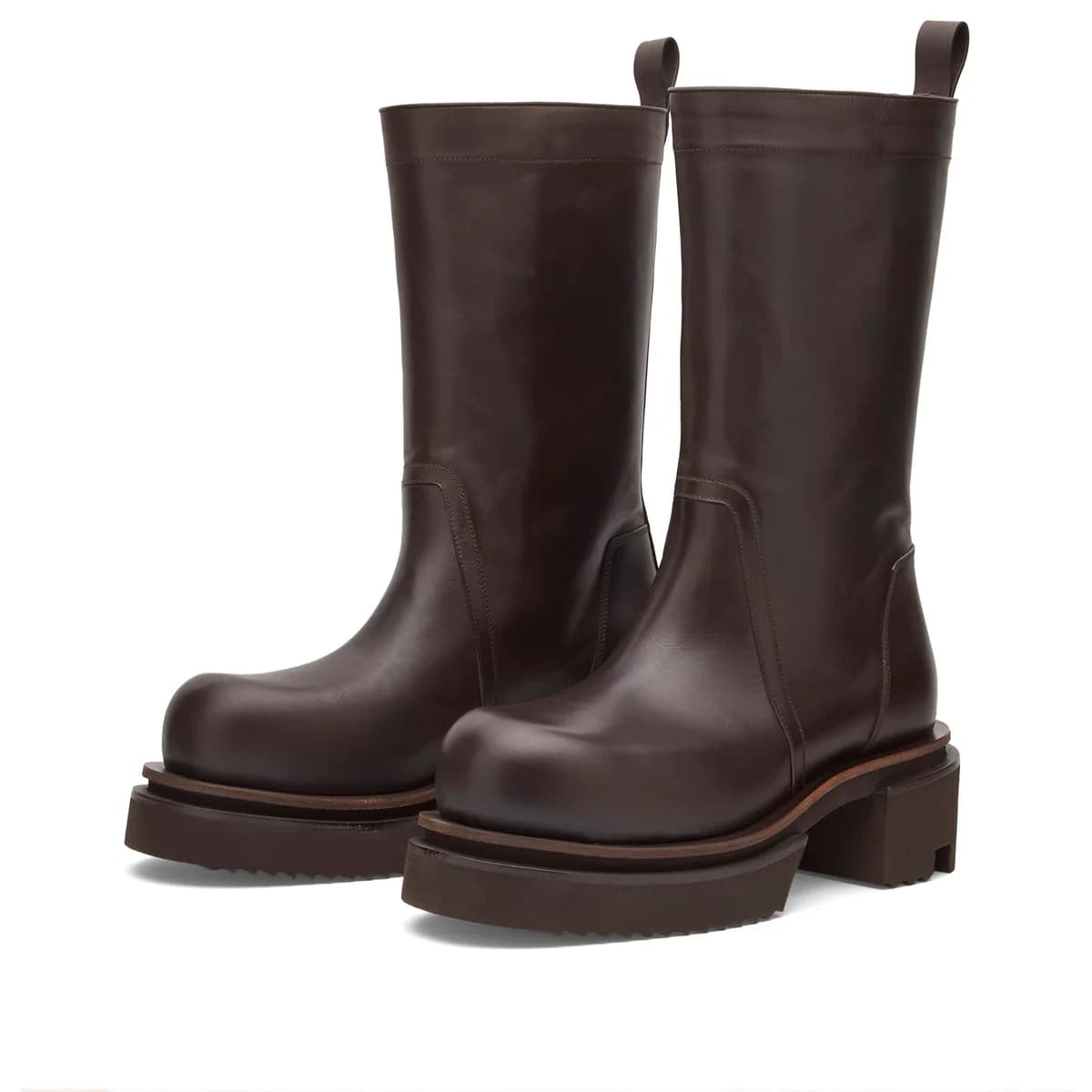 Rick Owens Bogun Calf Boots 詳細画像 1