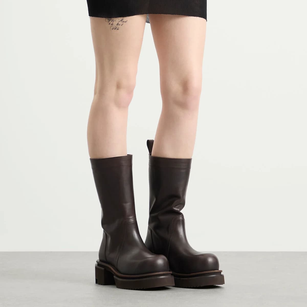 Rick Owens Bogun Calf Boots 詳細画像 5