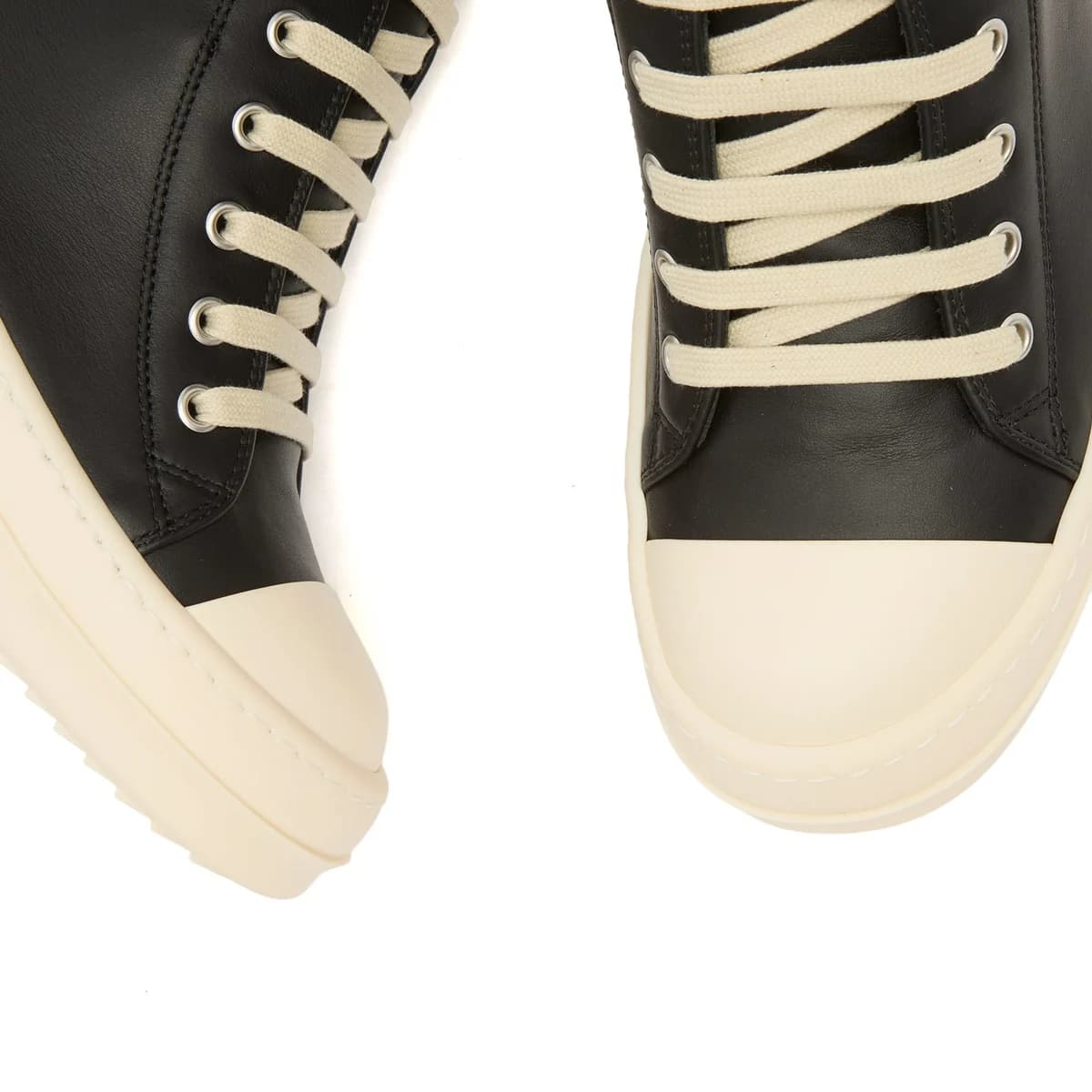 Rick Owens Leather Low Sneakers 詳細画像 2