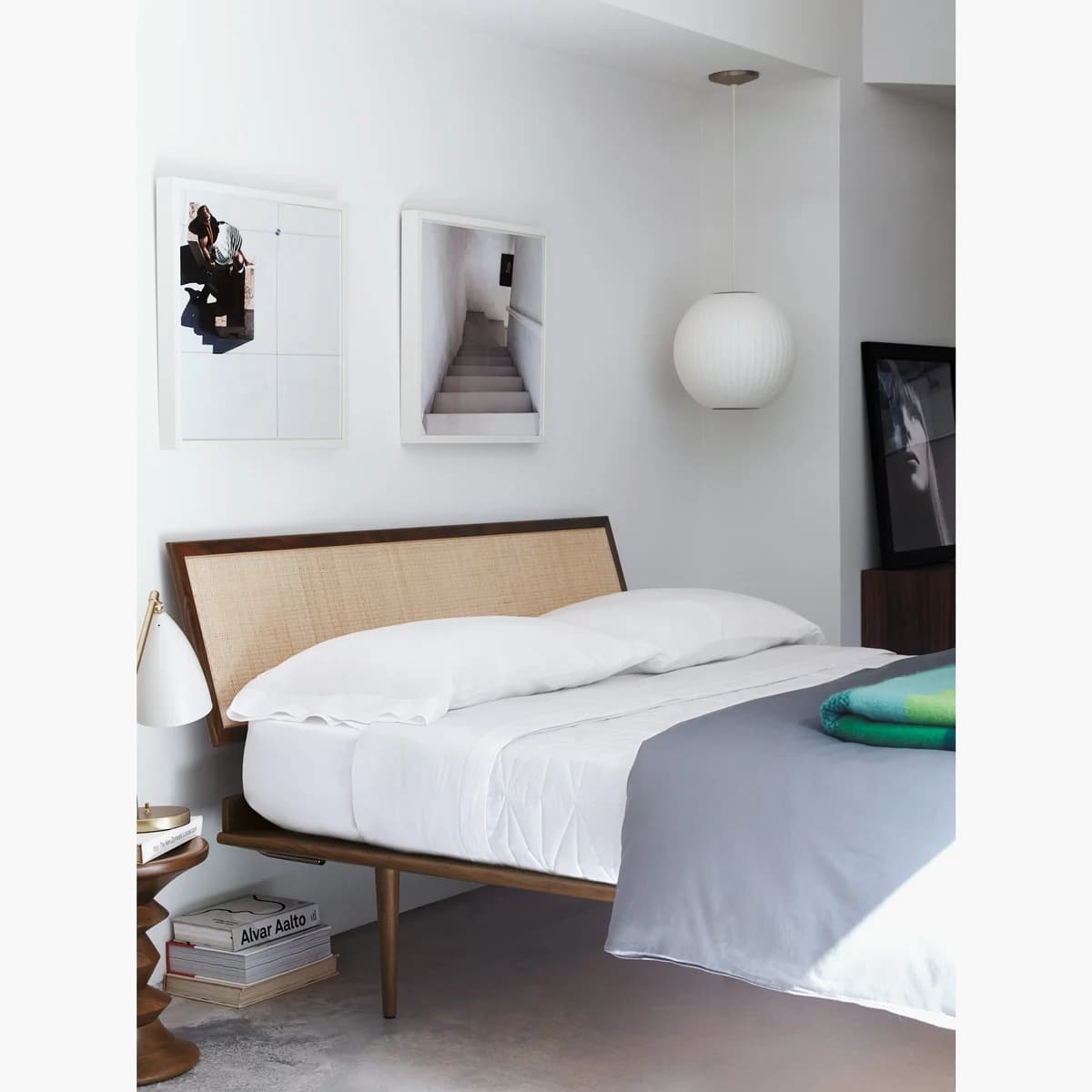 Herman Miller Nelson Thin Edge Bed, Cane 詳細画像 7