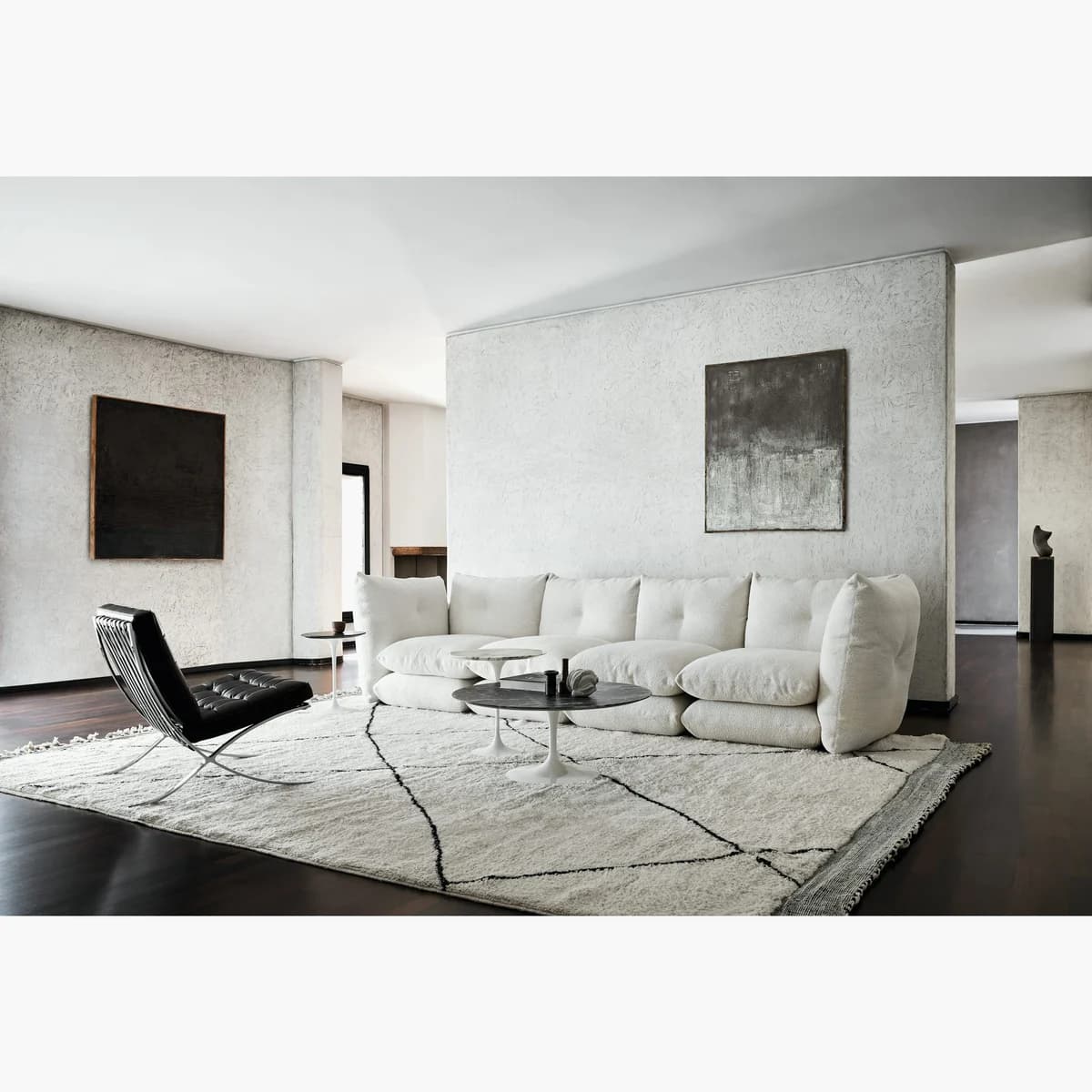 Knoll Perron Pillo Sofa, Three Seater 詳細画像 7