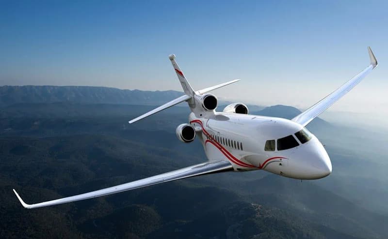 Dassault Falcon 7X プライベートチャーター小时制サービス メイン画像