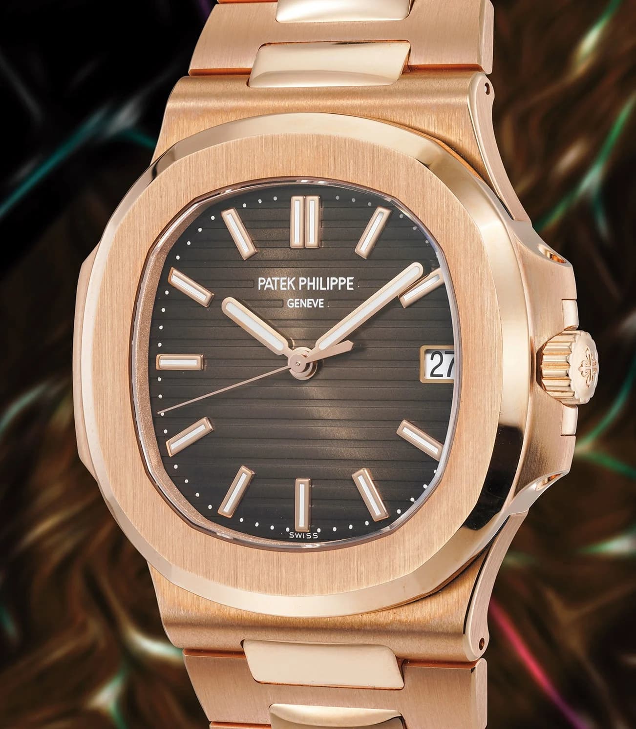 Patek Philippe Nautilus 5711/1R ローズゴールド自動巻き腕時計 メイン画像